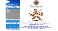 Desktop Screenshot of mattapoisettlionsclub.org